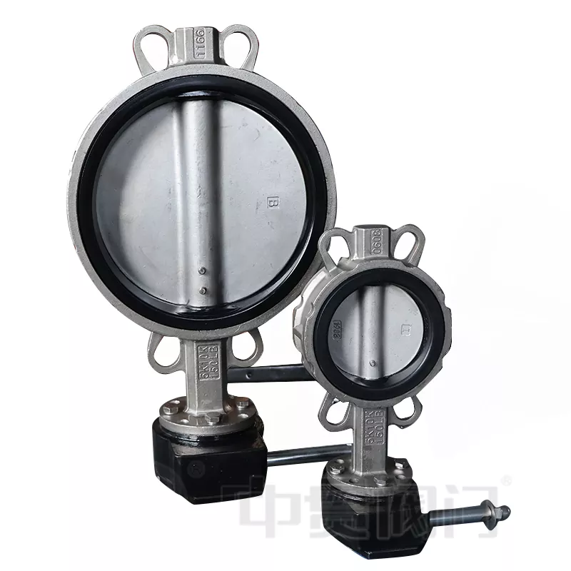 EPDM zittende roestvrijstalen vlinderklep