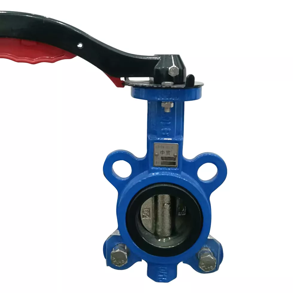 Handmatige aluminium legering Handle vlinderklep