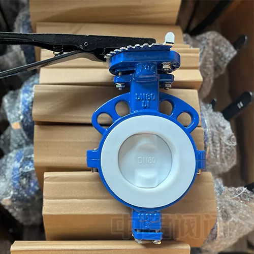Split body volledig ptfe gevoerde vlinderklep